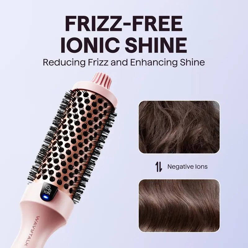 🔥2-in-1 Magic Styler | Heated Straightener & Curler Comb | Switch Hairstyles in Seconds💁‍♀️