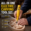 🎨All-in-One Electric Carving Tool Set – 50% OFF⏰, 12 Bits, Wood & Linoleum Engraver