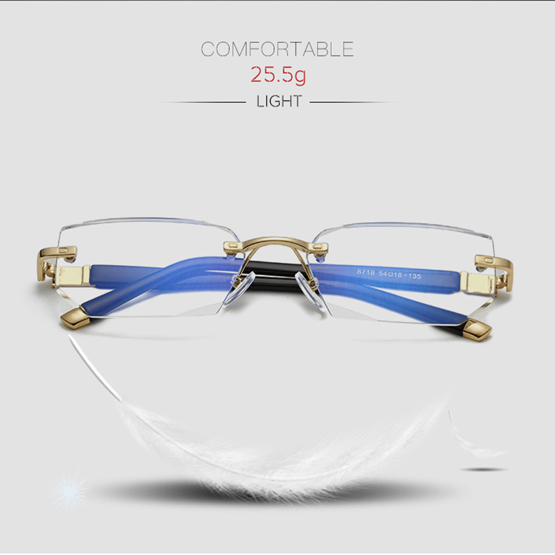 Sapphire High Hardness Anti-Blue Progressive Far And Near Dual-Use Reading Glasses