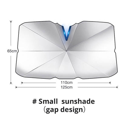 🔥Car Windshield Sun Shade Umbrella - Foldable Car Umbrella Sunshade Cover UV Block Car Front Window (Heat Insulation Protection) for Auto Windshield Covers Most Cars