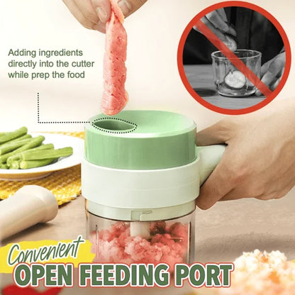 🥳Wireless Food Processor – Cordless, one-touch chop. Perfect for arthritic hands. Kitchen prep made easy⚡🥗