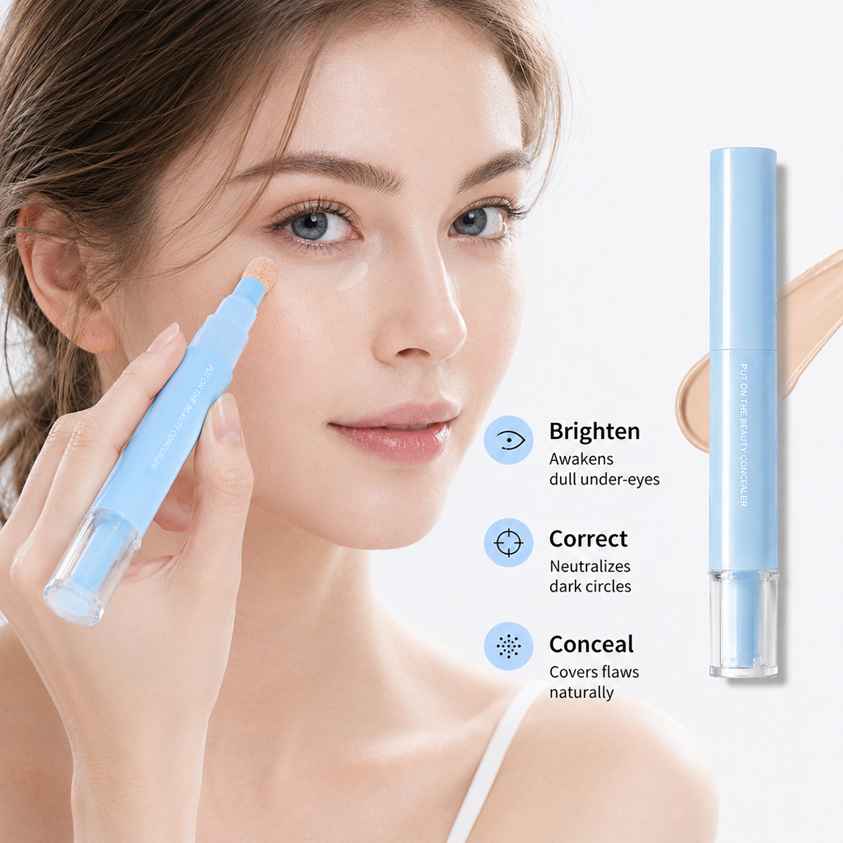 ⏰Multipurpose Hydrating Liquid Concealer Pen💄