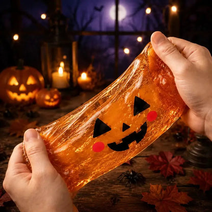 Halloween Cute Scary Ghost Maruko Squishy Squeeze Toy Set, Mini Portable Stress Toy, Sensory Products for Halloween Things, Party Treat Bag Fillers & Mini Gifts