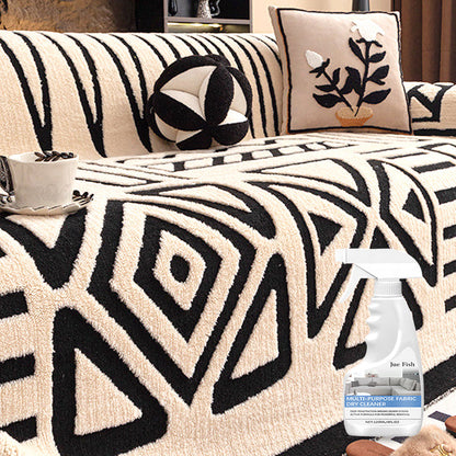 SCOMERI⚡ Plush Non-Slip Sofa Cover🛋️