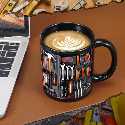 🏆Last day of sale: 62% discount ✨🔨Funny coffee mug – toolbox set for mechanics🍵