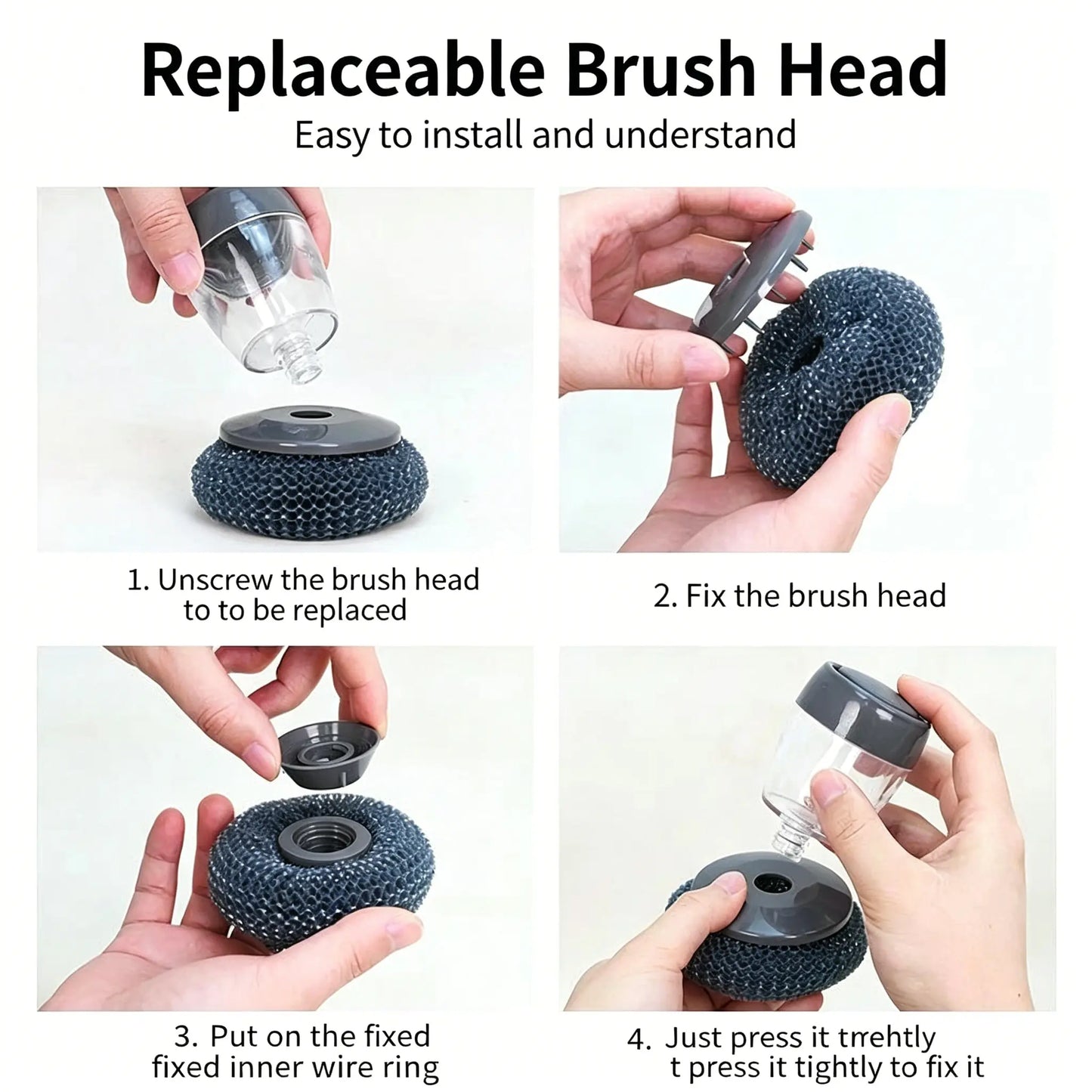 🧼 Soap-Dispensing Palm Brush | Value Packs