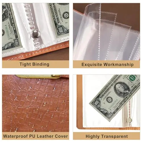 A6 savings notebook,3-Digit Resettable Password Lock，suitable for storing money and important.