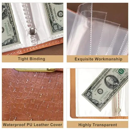 A6 savings notebook,3-Digit Resettable Password Lock，suitable for storing money and important.