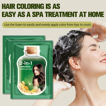 2-in-1 Effortless Bubble Hair Color