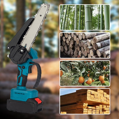 🔥Limited Time Promotion 50% OFF🔥6-inch Cordless Mini Chainsaw with 2 Batteries