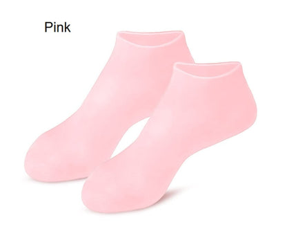🔥🔥Get 3 items when you buy 1！✨️Enjoy a foot spa anytime anywhere！👣Moisturizing Foot Mask Exfoliating Silicone Socks Beach Protective Socks(3pcs)