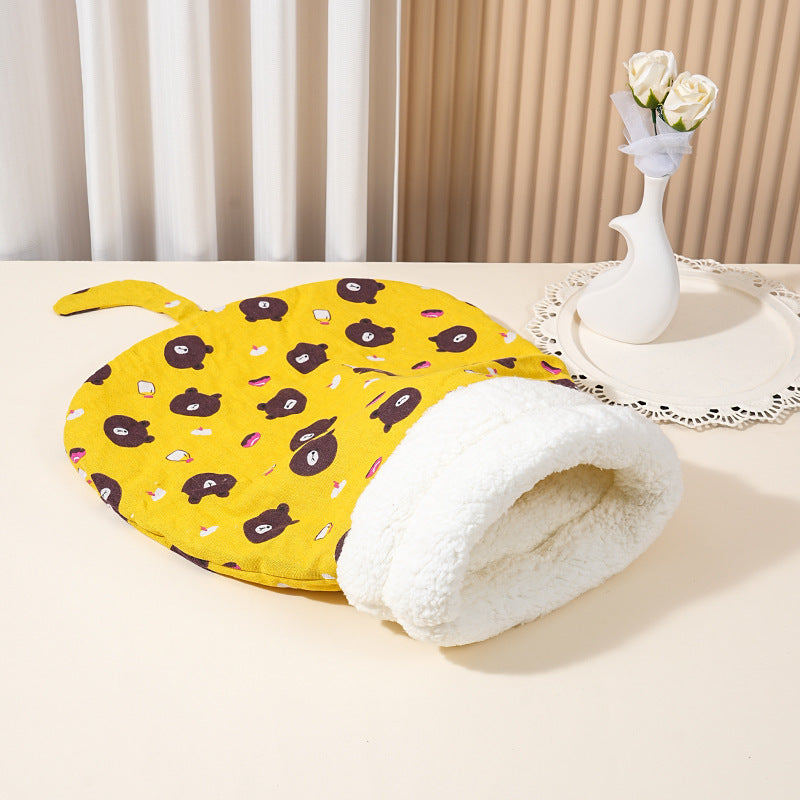 🐾  Cozy Pet Nest for Cats and Dogs - Plush & Machine Washable, Perfect for Your Pet's Comfort and Warmth ✨