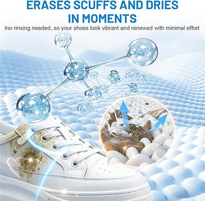✨ Waterless White Shoe Cleaner — Instant Stain Removal, Restores Fresh Look