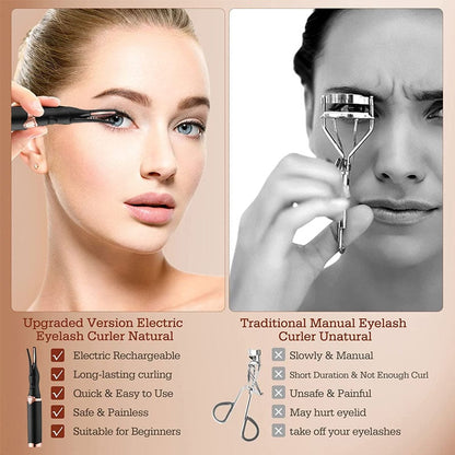 💥 Daily Sales of 5k+ Electric Eyelash Curler for Instant Glam ✨ Blink & Dazzle! 👁️
