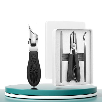 🔥Podiatrist-Recommended Nail Clippers - Ergonomic Angled Design for Toenails & Ingrowns