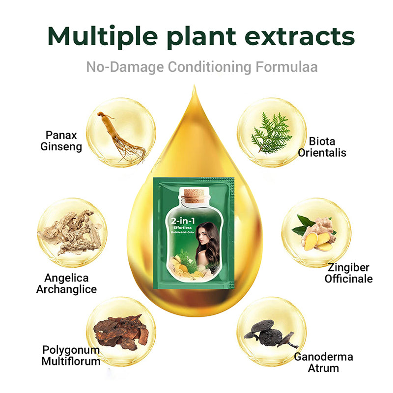 2-in-1 Effortless Bubble Hair Color