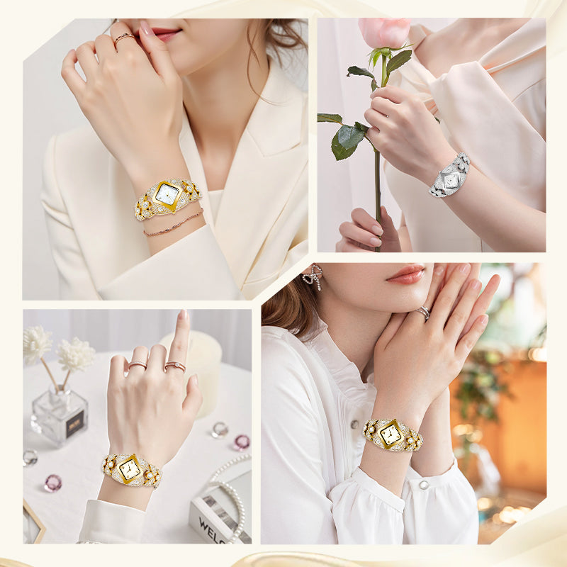 🔥Hot Sale 50% Off🔥Women's Retro Quartz Watch with Sparkling Rhinestones