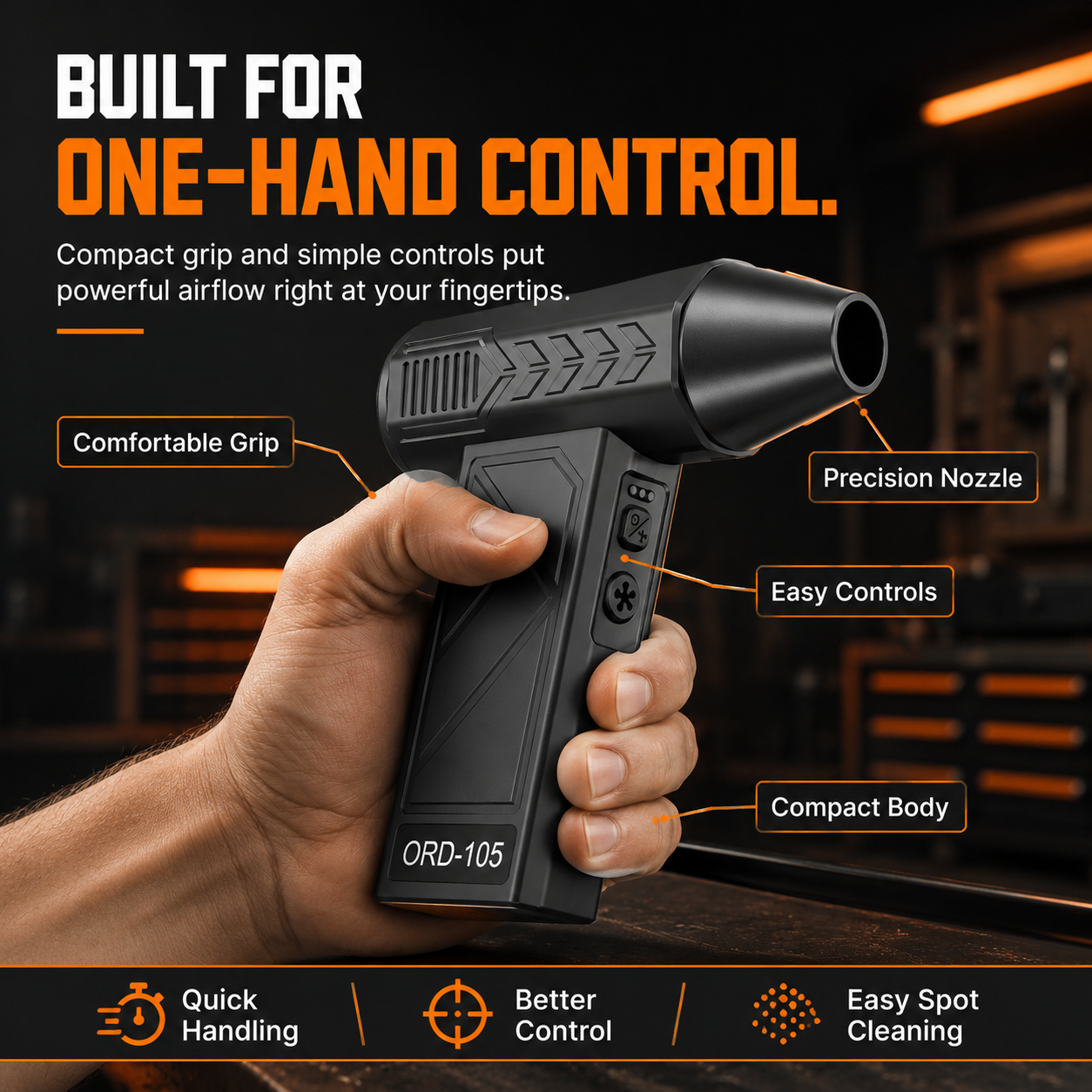 Rechargeable Turbo Air Sprayer