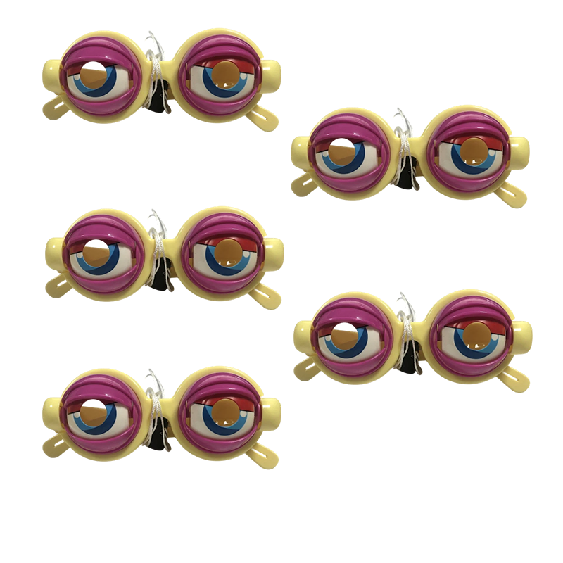 Kids Pull-String Blinking Crazy Glasses