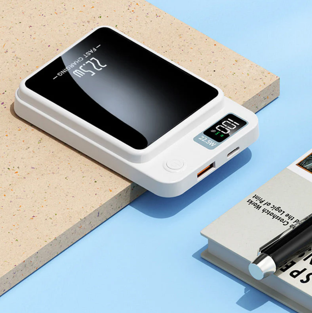 ⚡ 57% OFF! ✨ Ultra-Thin 20000mAh Power Bank - Fast PD/QC Charging with Digital Display for Mobile Phones and Tablets 📱🔋