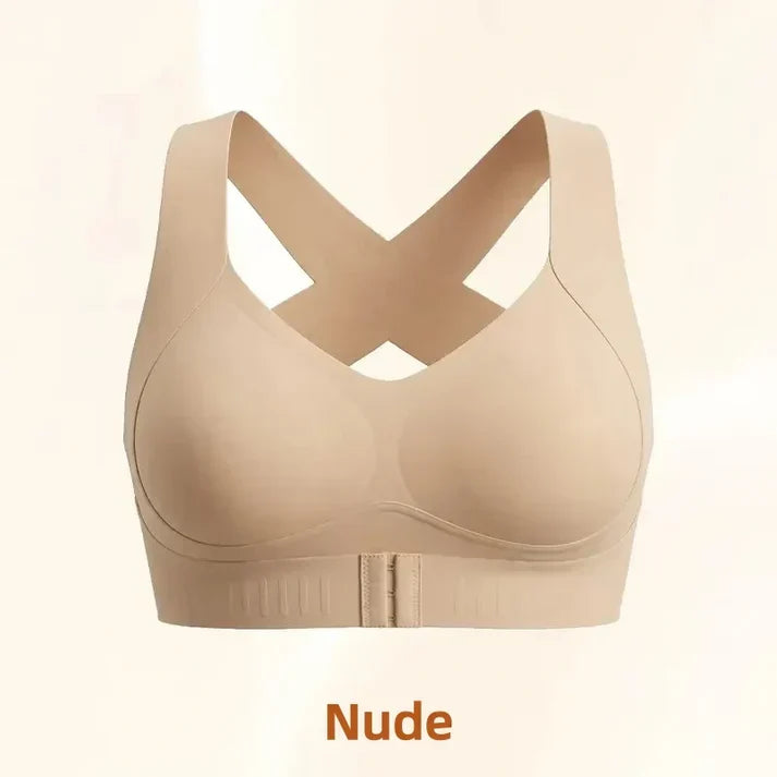 🎉LAST DAY SALE - 50% OFF⚡Front Closure Cross-Back Wireless Posture Bra