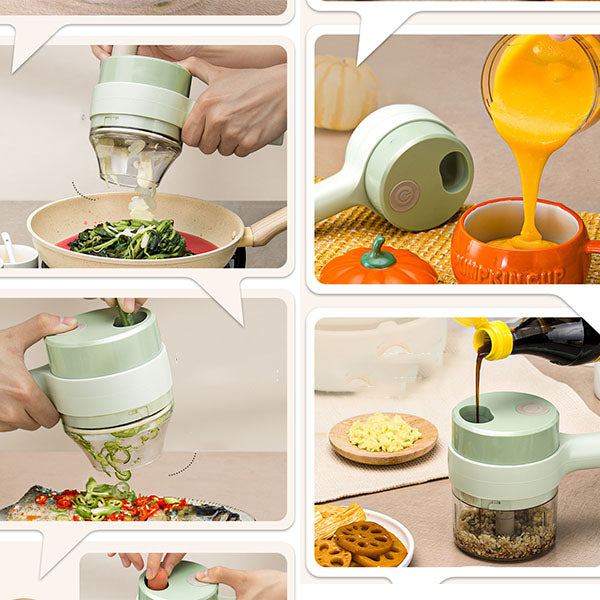 🥳Wireless Food Processor – Cordless, one-touch chop. Perfect for arthritic hands. Kitchen prep made easy⚡🥗