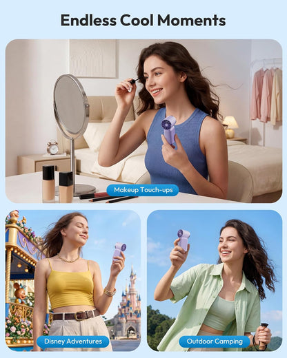 🥳2026 HOT SALE🥳💞❄️ 50% OFF! Turbo Handheld Fan – 16900 RPM, 6 speeds, LED display. 3000mAh battery, 10.7hrs cooling. Pocket‑sized power! 🌬️✨