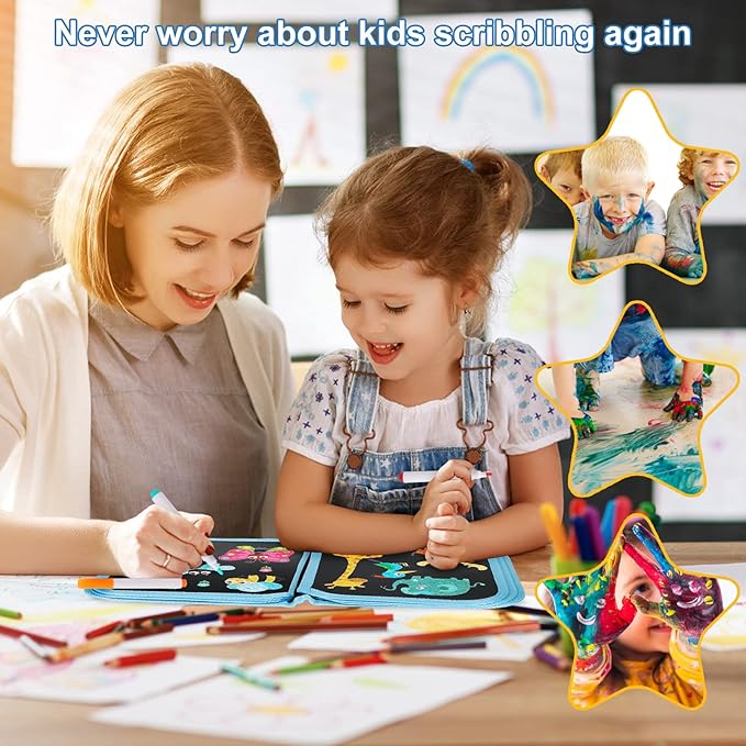 🎄Christmas Sale 50% OFF!!🎁✨Children's Doodle Magical Watercolor Book