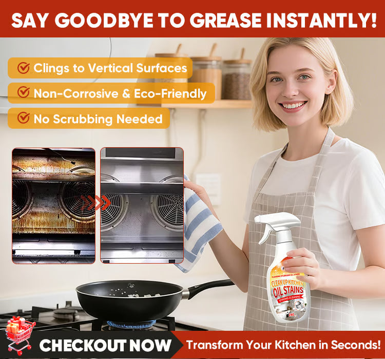 🔥Hot Sale 50% Off🔥💥Heavy-Duty Kitchen Degreaser Foam Cleaner Spray💥🔥