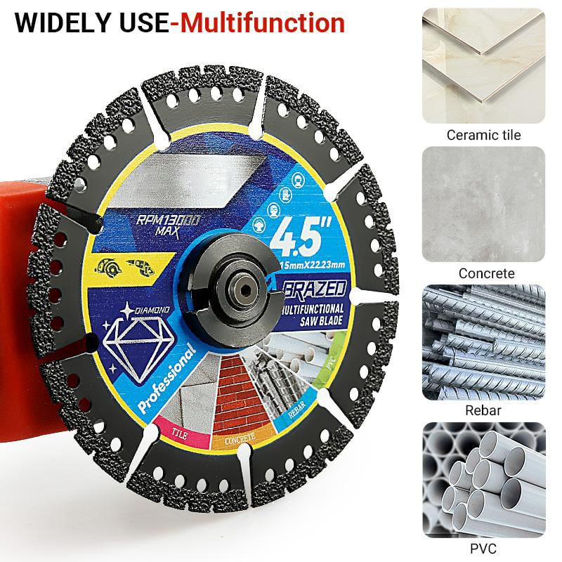 SCOMERI💎 4.5" Multi-Material Diamond Blade – Maximum Durability & Reliable Cutting 🛠️⚙️