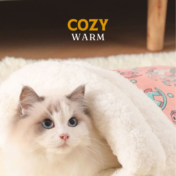 🐾  Cozy Pet Nest for Cats and Dogs - Plush & Machine Washable, Perfect for Your Pet's Comfort and Warmth ✨