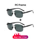 High-definition, frameless, protective sunglasses
