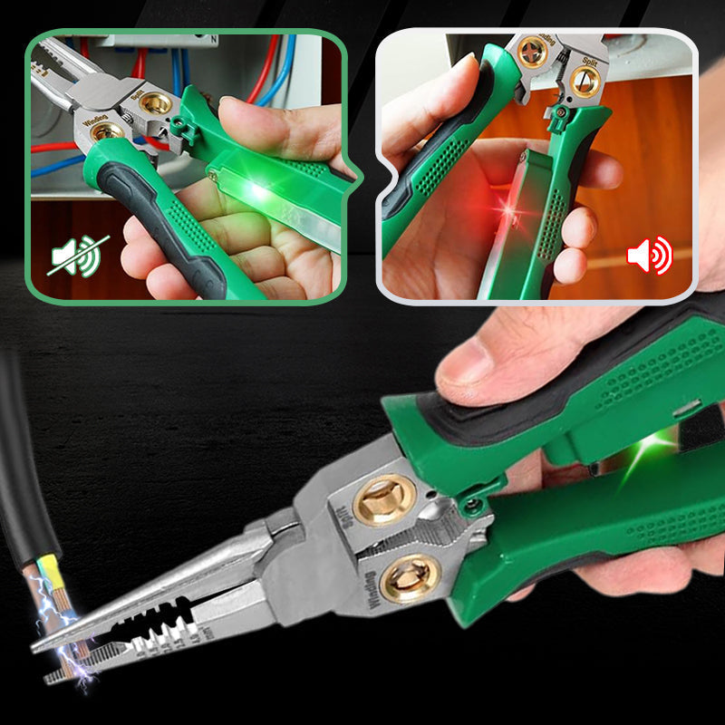 🔧 LIMITED-TIME 50% OFF! ✨ 8-in-1 Multi-Functional Wire Stripper Scissors With Electrical Test ✨