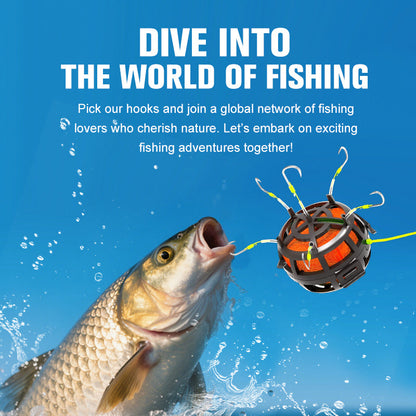 Reverse Bottom Bait Cage Fishing Hook