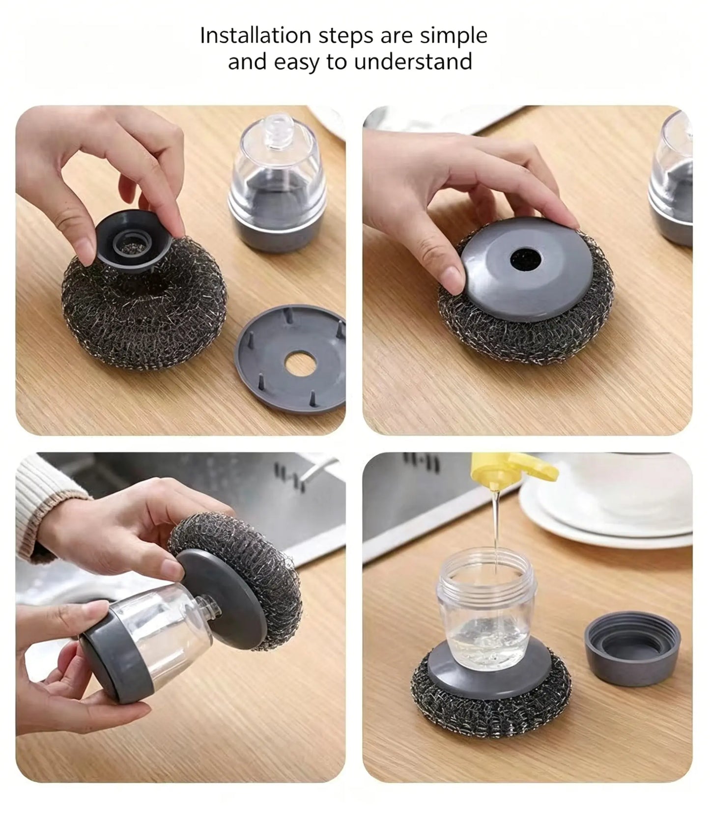 🧼 Soap-Dispensing Palm Brush | Value Packs