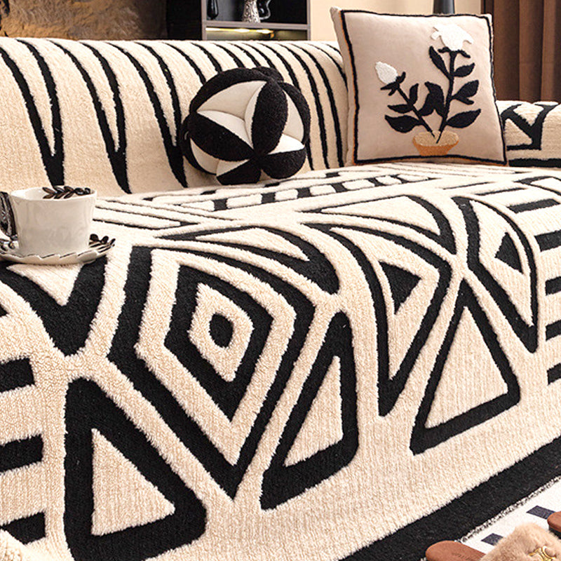 SCOMERI⚡ Plush Non-Slip Sofa Cover🛋️