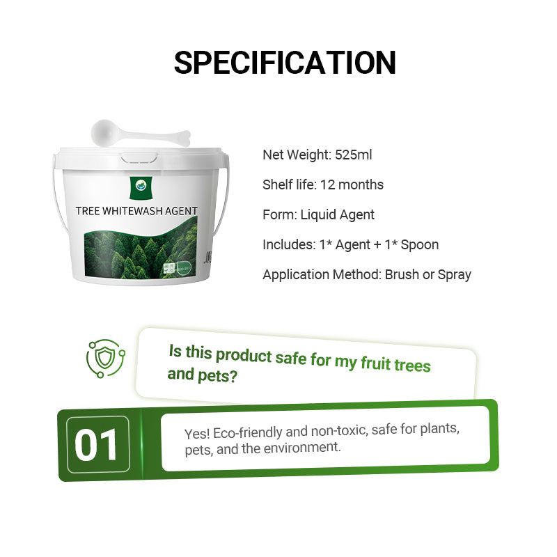 Long-Lasting Tree Whitewash Agent