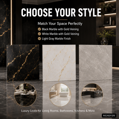 🧱 LIMITED-TIME 50% OFF! ✨ Self-Adhesive Floor Tile – Thickened, Waterproof, Peel & Stick ✨