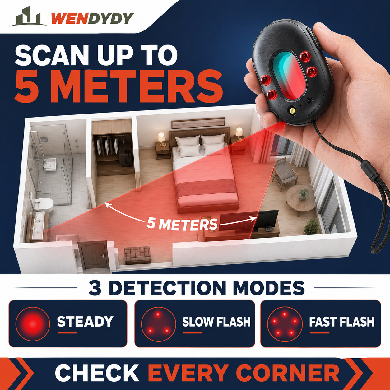 ⏳Limited-time 50% off⏰Compact Infrared High-Sensitivity Camera Detector📹🚨