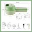 🥳Wireless Food Processor – Cordless, one-touch chop. Perfect for arthritic hands. Kitchen prep made easy⚡🥗