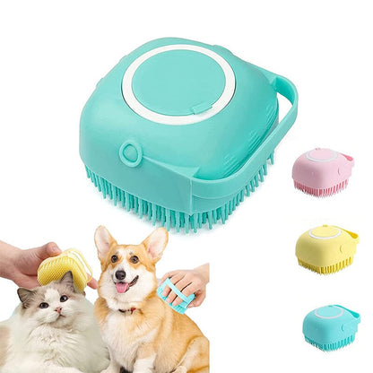 🐶🐱Massage brush for bathing pets