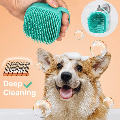 🐶🐱Massage brush for bathing pets
