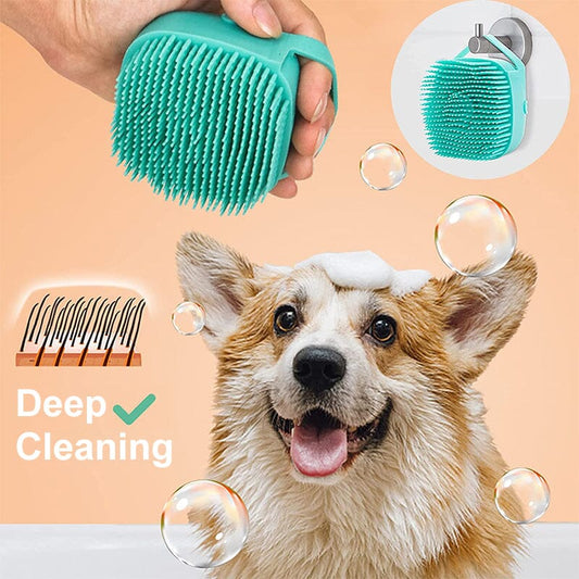 🐶🐱Massage brush for bathing pets