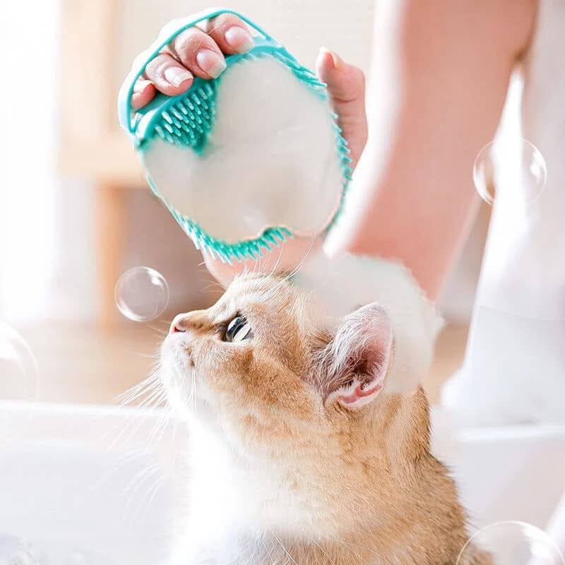 🐶🐱Massage brush for bathing pets