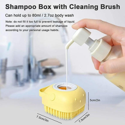 🐶🐱Massage brush for bathing pets