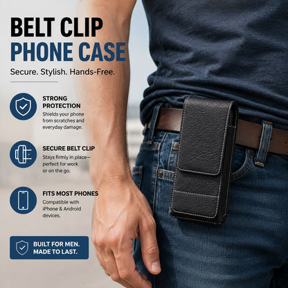🎉 2026 Sale — Over 37,000 Sold! 💰 Belt Phone Holster – Magnetic Snap, Hands-Free Tough ✨