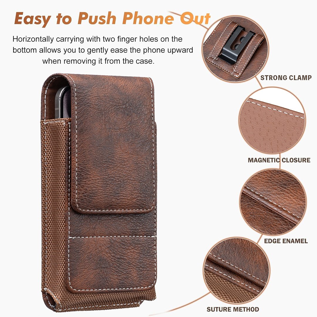 🎉 2026 Sale — Over 37,000 Sold! 💰 Belt Phone Holster – Magnetic Snap, Hands-Free Tough ✨