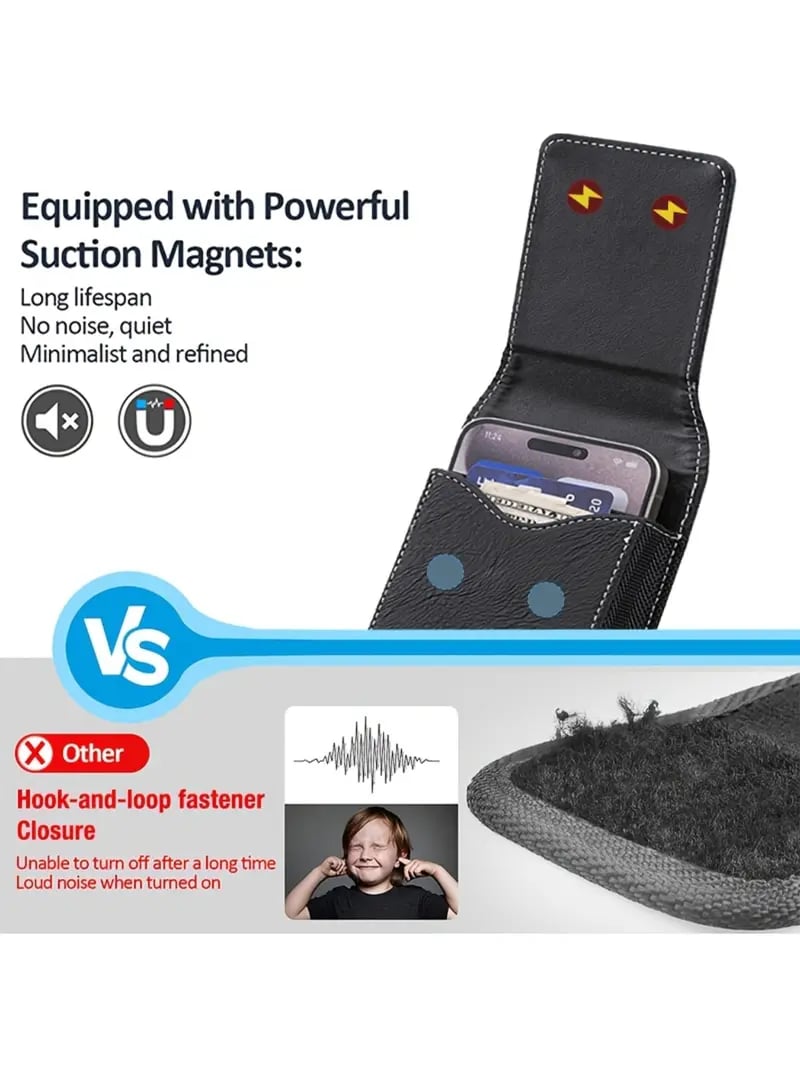 🎉 2026 Sale — Over 37,000 Sold! 💰 Belt Phone Holster – Magnetic Snap, Hands-Free Tough ✨