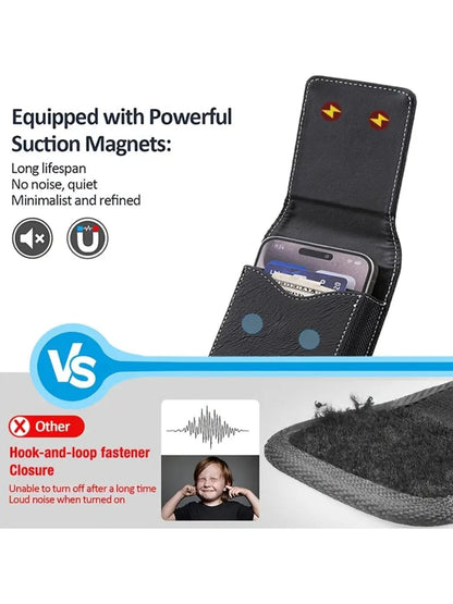 🎉 2026 Sale — Over 37,000 Sold! 💰 Belt Phone Holster – Magnetic Snap, Hands-Free Tough ✨