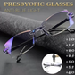 Sapphire High Hardness Anti-Blue Progressive Far And Near Dual-Use Reading Glasses